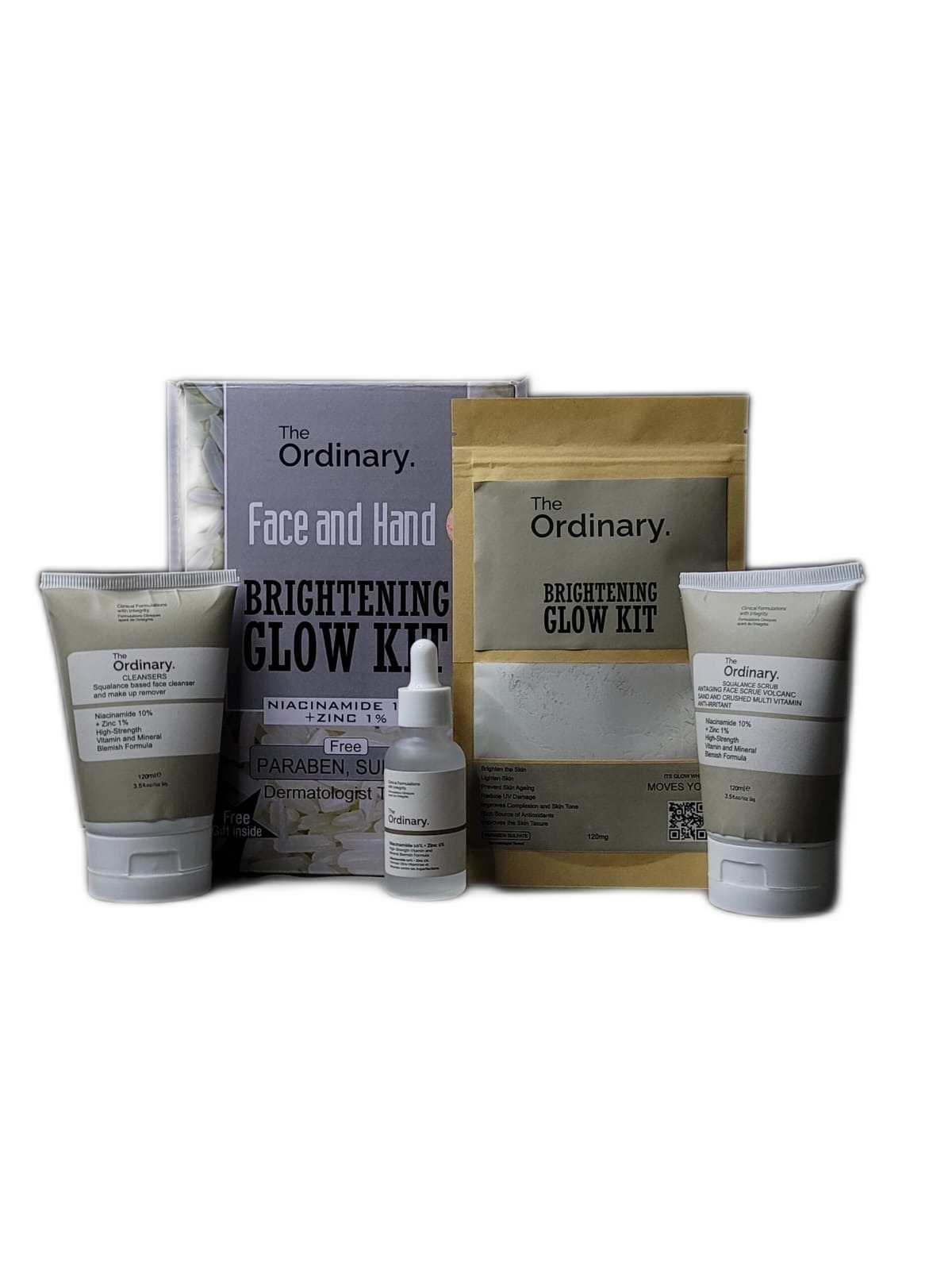 The Ordinary Glow Kit for Face & Hands – Brightening & Radiance Skincare Set