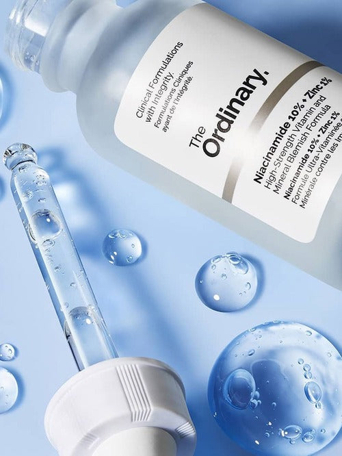 The Ordinary Niacinamide 10% + Zinc 1 % - 30 ml |Oil Control, Pore Minimizing & Blemish Solution Serum