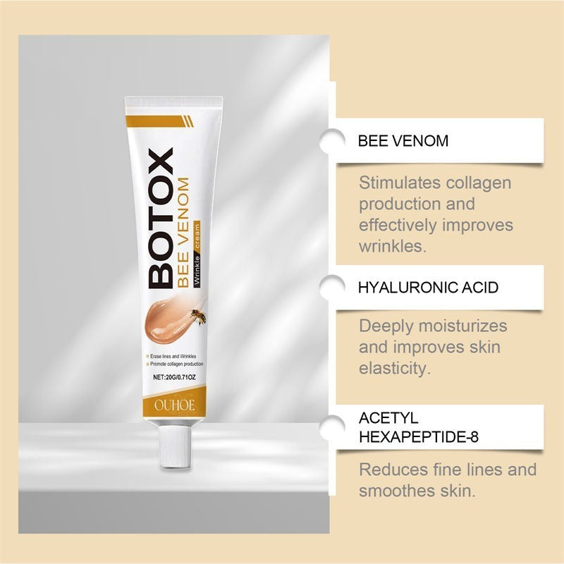 Whitening & Moisturizing Bee Venom Facial Care Cream – Brightening, Anti-Aging, Hydrating Face Moisturizer