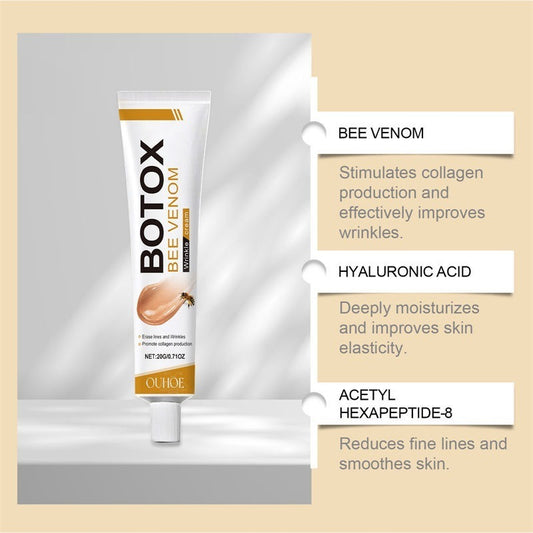 Whitening & Moisturizing Bee Venom Facial Care Cream – Brightening, Anti-Aging, Hydrating Face Moisturizer