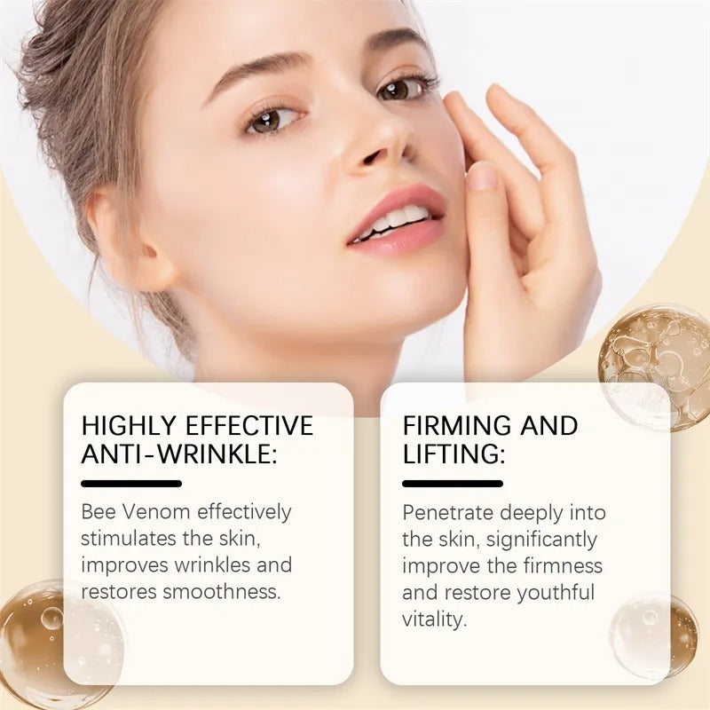 Whitening & Moisturizing Bee Venom Facial Care Cream – Brightening, Anti-Aging, Hydrating Face Moisturizer